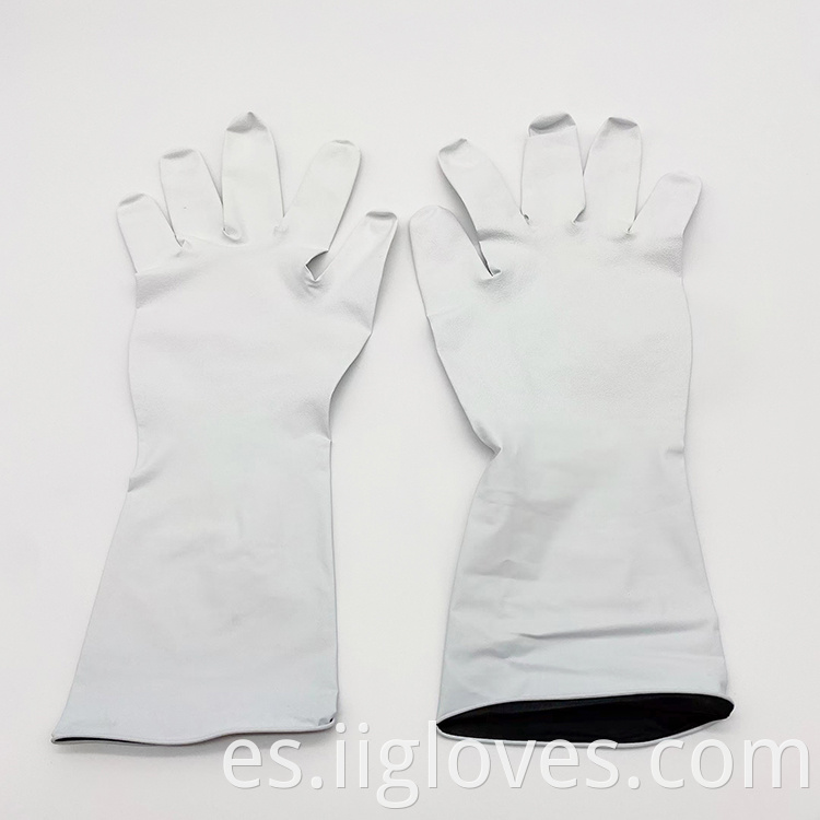 Guantes de nitrilo puro sin polvo de 12 pulgadas Guantes de nitrilo de limpieza de guantes de belleza de maquillaje de belleza Guantes de salón industrial